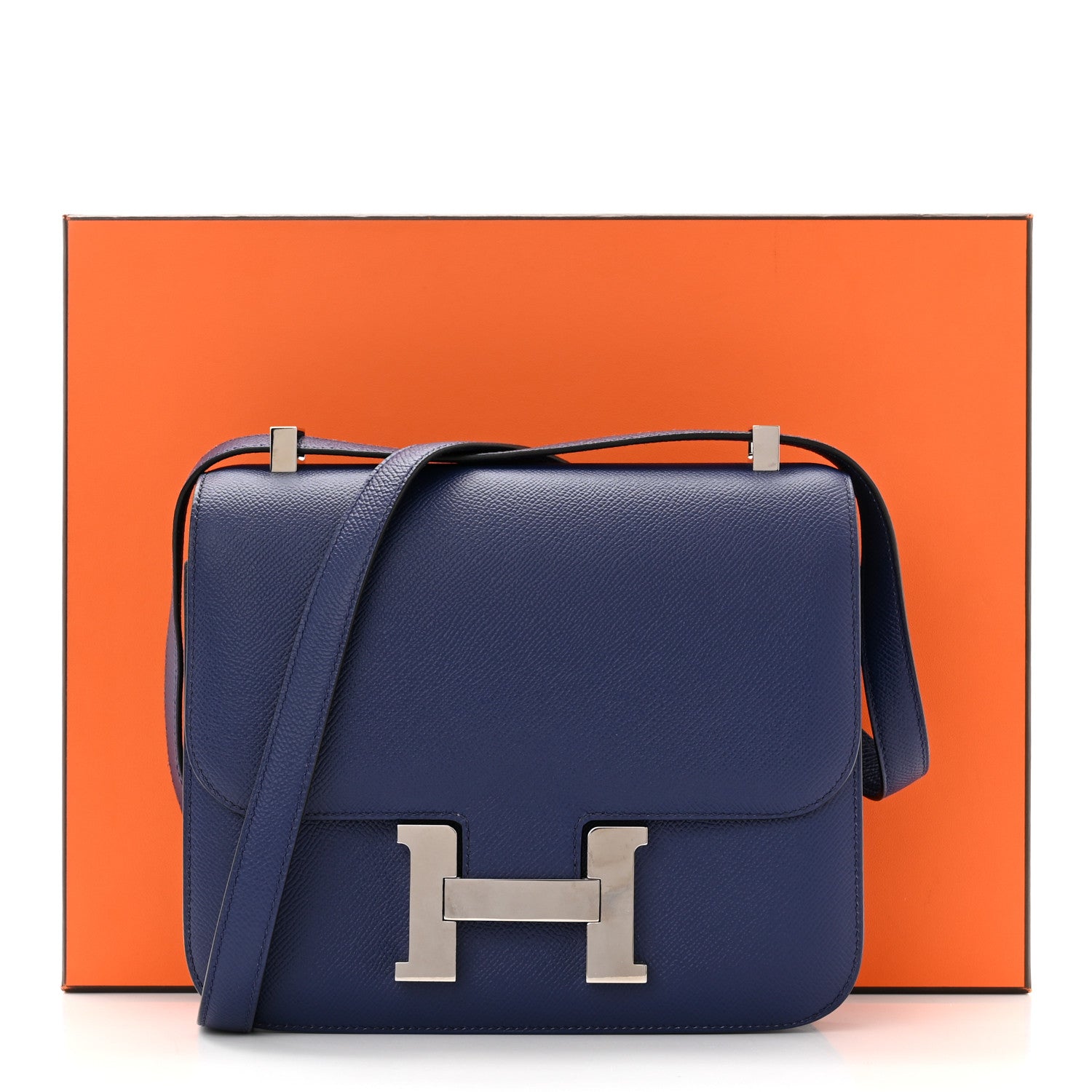 Hermes Epsom Constance 24 Bleu Saphir 11 of 11