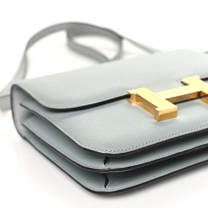 Hermes Epsom Constance 18 Bleu Glacier 8 of 9