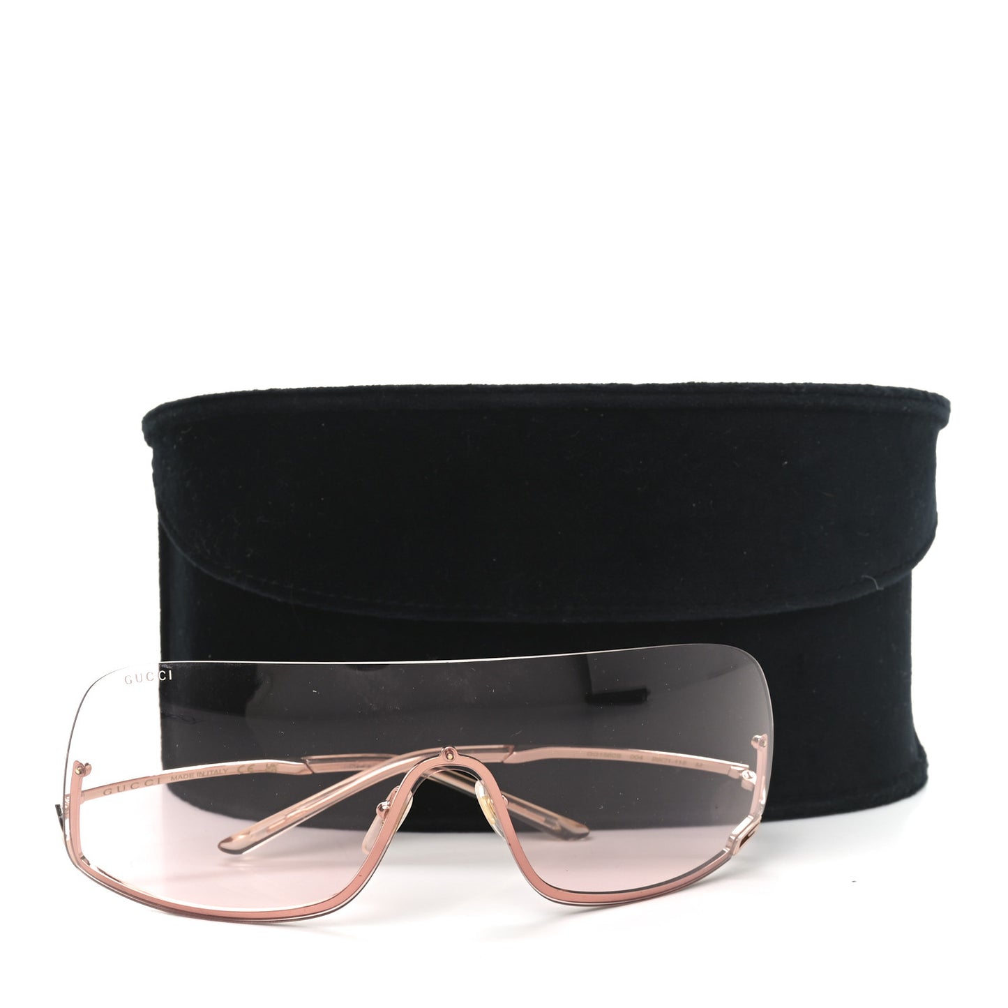 Metal Mask Shaped Frame Sunglasses GG1560S Pink