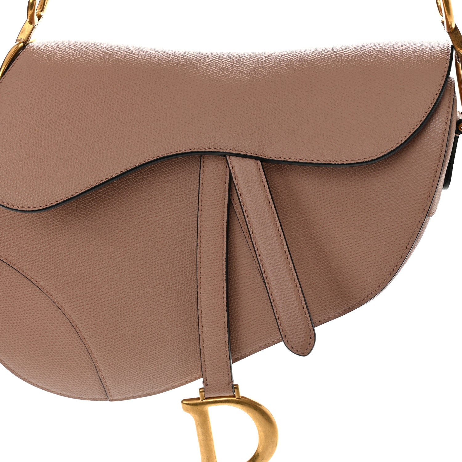 Christian Dior Grained Calfskin Saddle Bag Fard 8 of 10