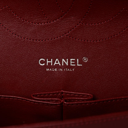 Chanel Caviar Quilted Jumbo Double Flap Dark Red 6 of 10