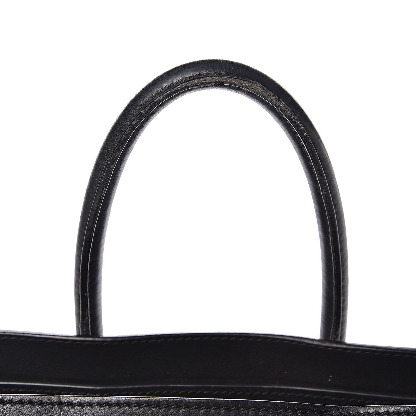 Smooth Calfskin Mini Envelope Luggage Black