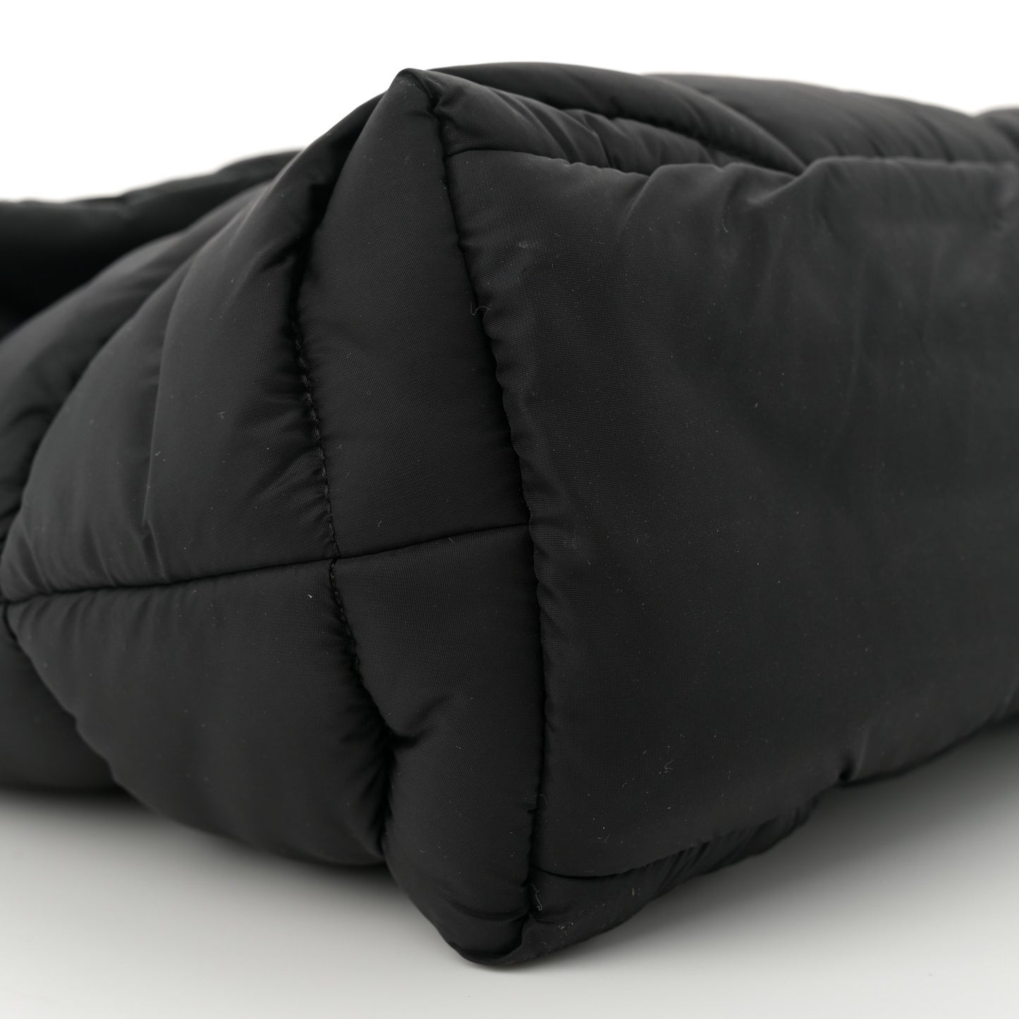 Econyl Nylon Lou Puffer Messenger Black