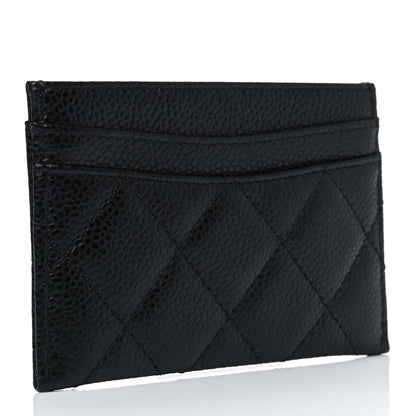 Chanel Caviar Quilted Card Holder Black 2 of 4