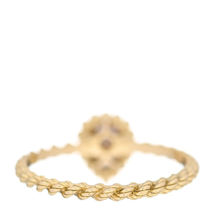 Boucheron 18K Yellow Gold Diamond XS Serpent Boheme Ring 56 7.5 3 of 5