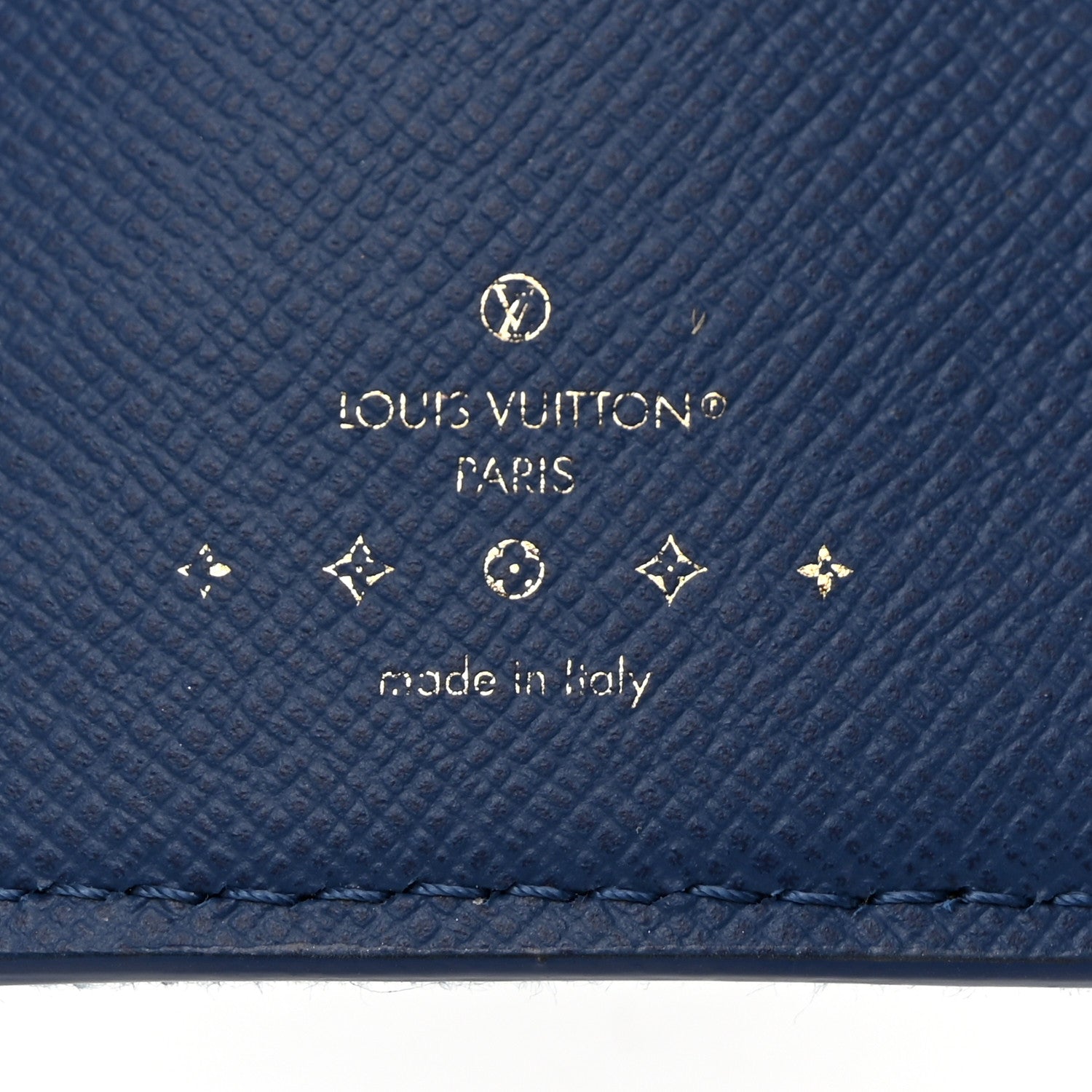 Louis Vuitton Denim Amelia Compact Wallet Blue 6 of 7