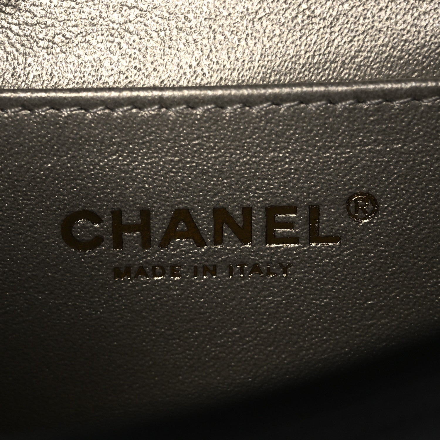 Chanel Grained Calfskin Embroidered Captain Gold Belt Bag Black 6 of 13