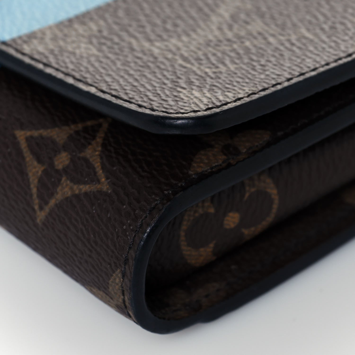 Louis Vuitton Monogram Stripe Twist Chain Wallet 9 of 13