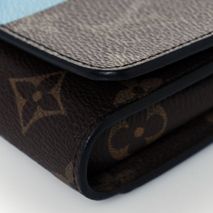 Louis Vuitton Monogram Stripe Twist Chain Wallet 9 of 13