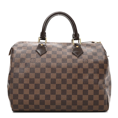 Louis Vuitton Damier Ebene Speedy 30 1 of 10