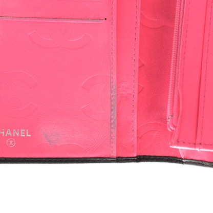 Chanel Calfskin Quilted Cambon Yen Wallet Black 9 of 15
