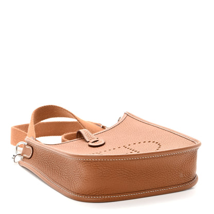 Hermes Taurillon Clemence Evelyne TPM Gold 4 of 11