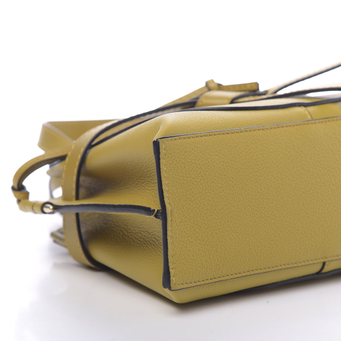 Calfskin Mini Gate Tote Ochre