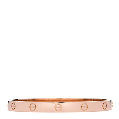 Cartier 18K Pink Gold LOVE Bracelet 18 2 of 9