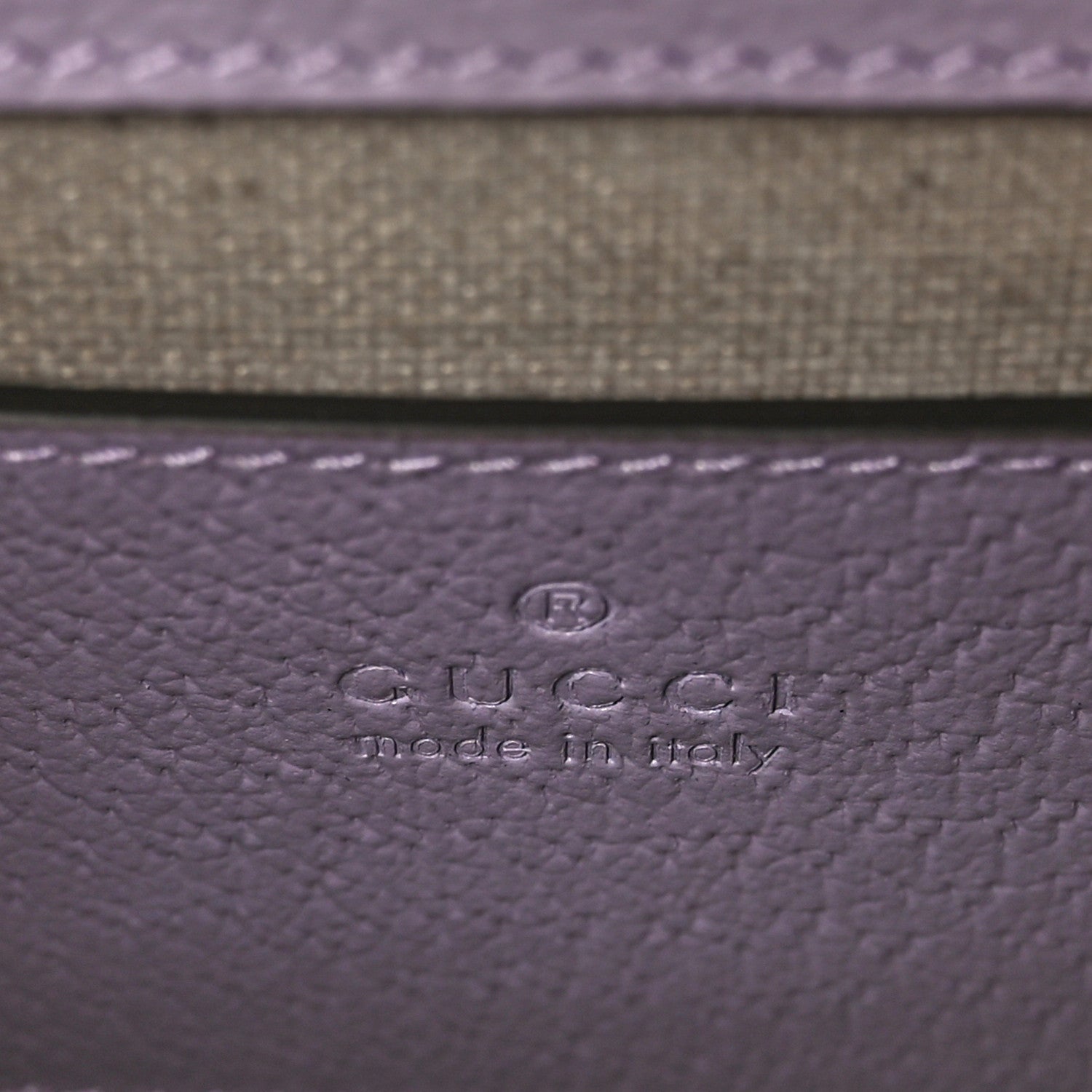 Gucci Textured Dollar Calfskin Mini Ophidia Padlock Top Handle Chain Shoulder Bag Senanque 7 of 10