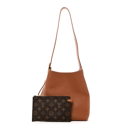 Louis Vuitton Grained Calfskin Low Key Hobo PM Cognac 3 of 11