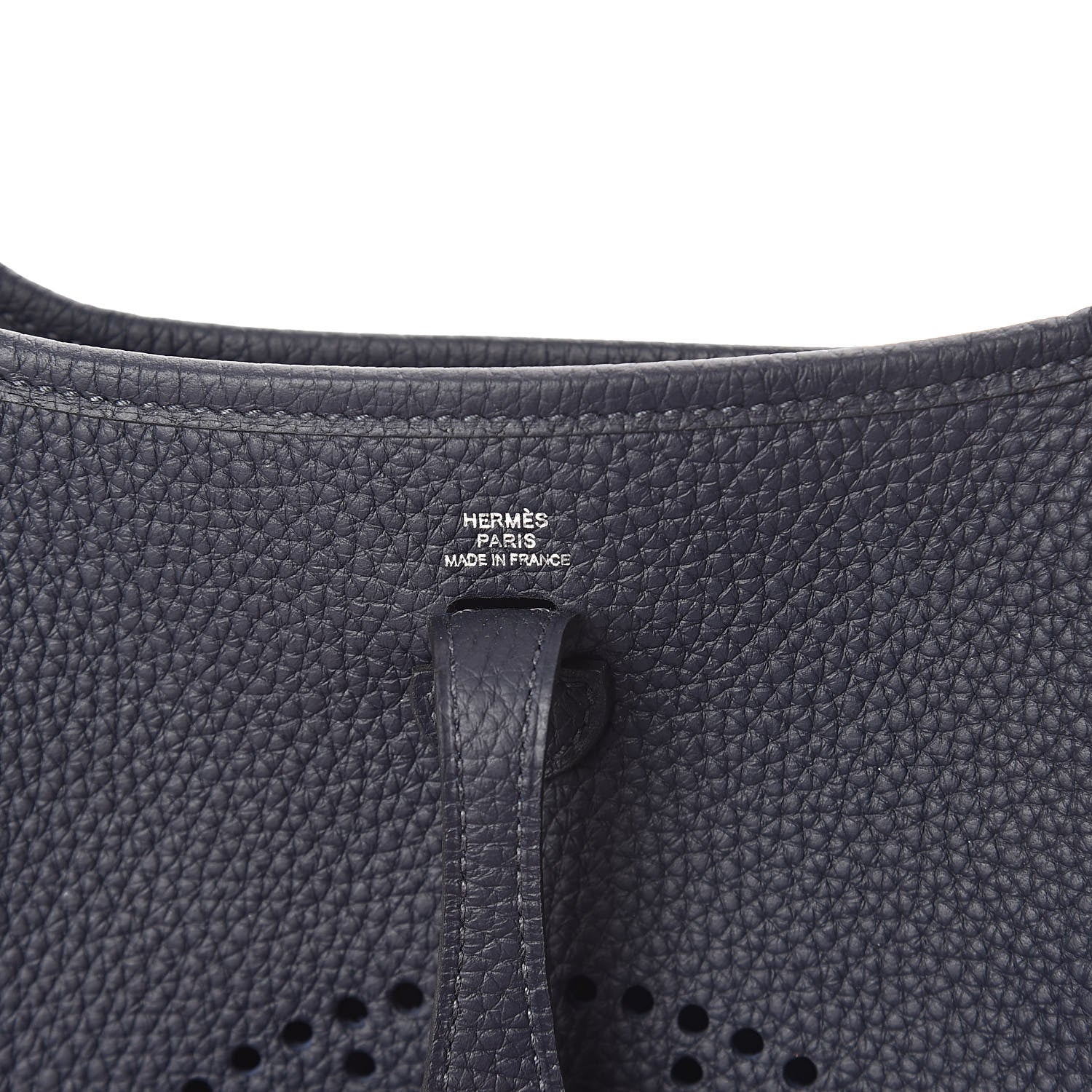 Hermes Taurillon Clemence Amazone Evelyne TPM Bleu Nuit Bleu Indigo 6 of 8