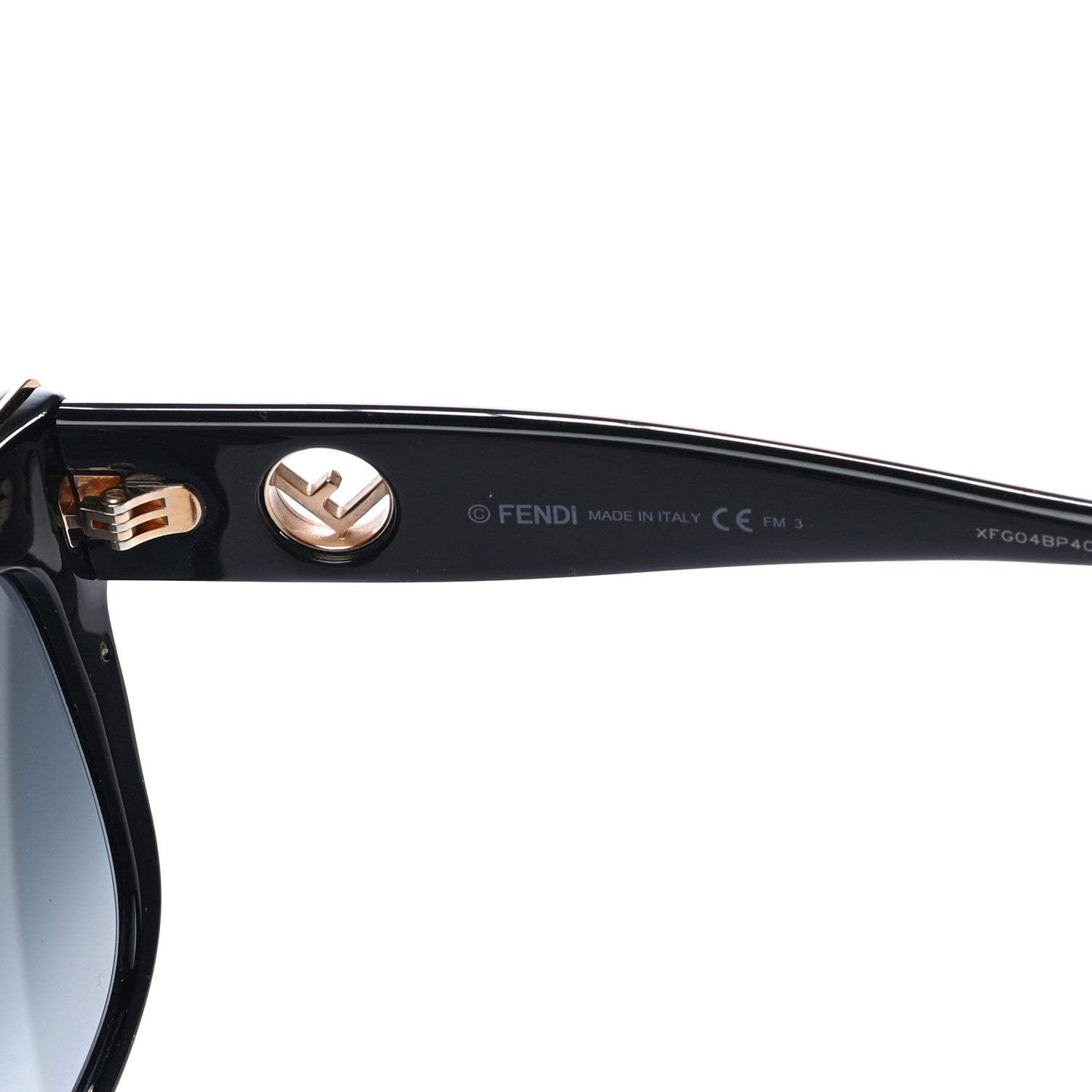 Fendi Acetate F is Fendi Sunglasses FF 0359/G/S Black 5 of 7