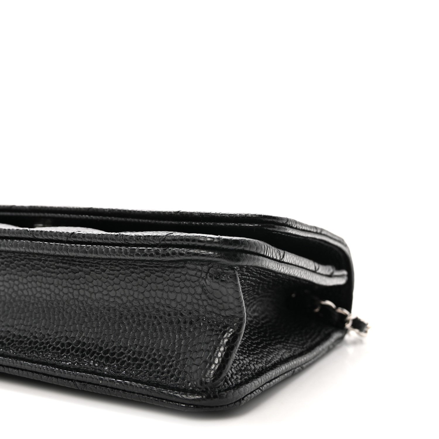 Chanel Caviar Quilted Wallet on Chain WOC Black 11 of 12