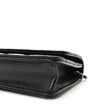 Chanel Caviar Quilted Wallet on Chain WOC Black 11 of 12