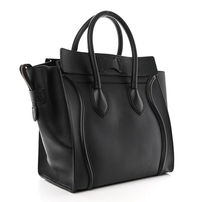 Celine Smooth Calfskin Mini Luggage Black 3 of 14
