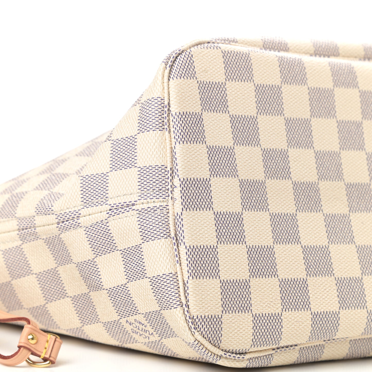 Damier Azur Neo Neverfull MM Rose Ballerine