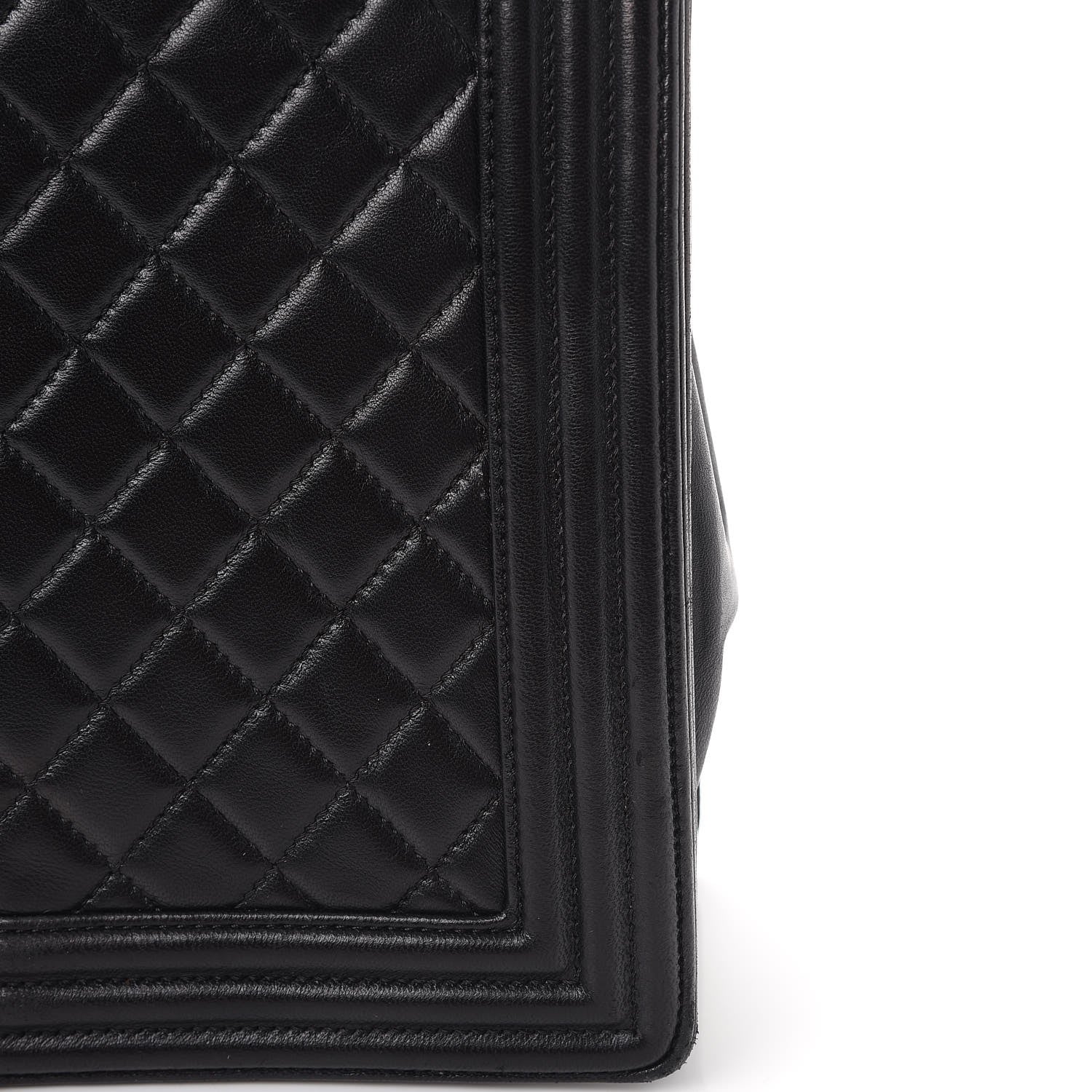 Chanel Lambskin Quilted Large Boy Flap Black 11 of 14