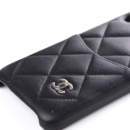 Chanel Lambskin Quilted iPhone XS Max Coco Tech Case Black 5 of 6