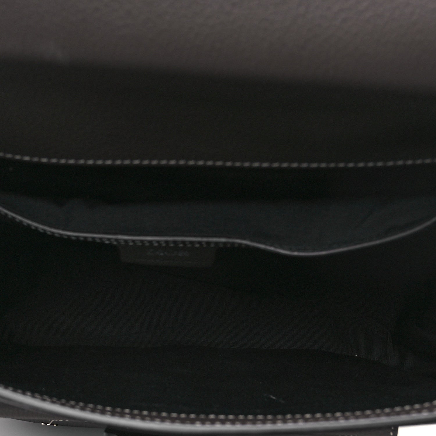 Christian Dior Grained Calfskin Maxi Gallop Sling Bag Grey 5 of 12
