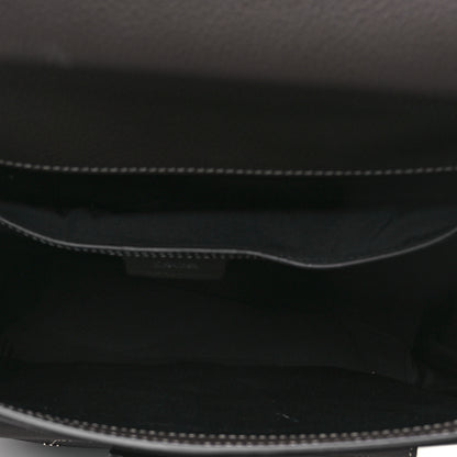 Christian Dior Grained Calfskin Maxi Gallop Sling Bag Grey 5 of 12
