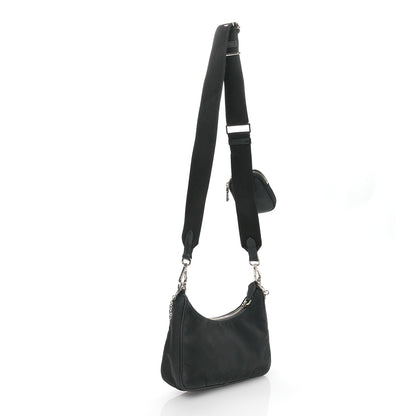 Prada Nylon Re-Edition 2005 Shoulder Bag Black 2 of 13