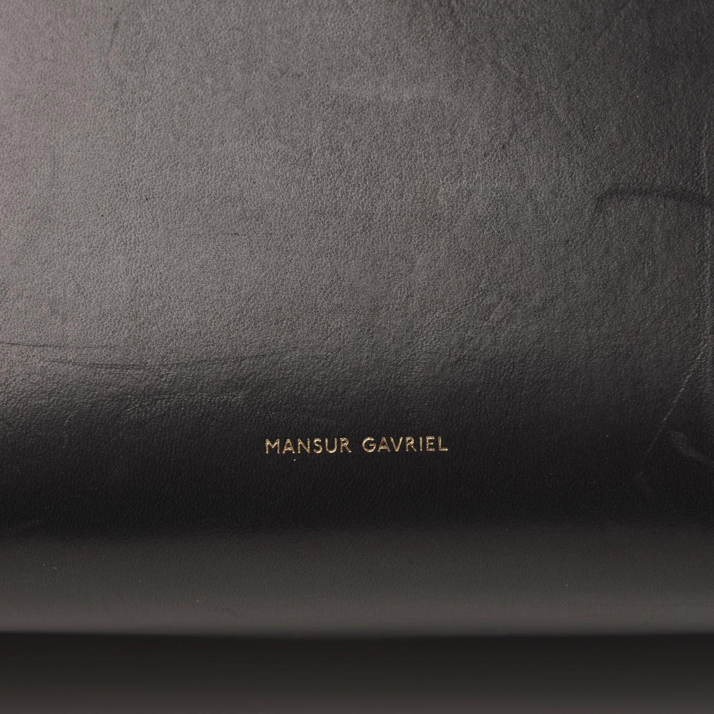 Calfskin Large Shopping Tote Black Flamma