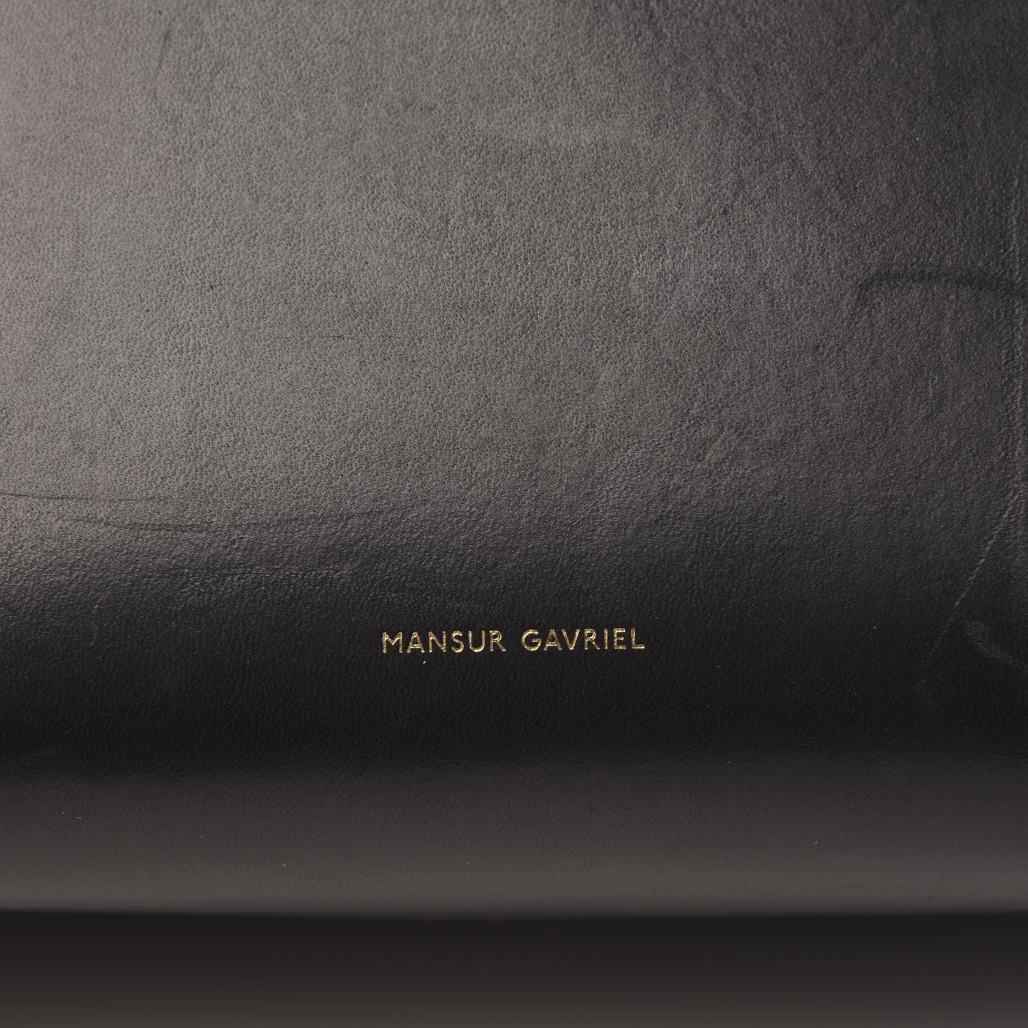 Mansur Gavriel Calfskin Large Shopping Tote Black Flamma 10 of 13