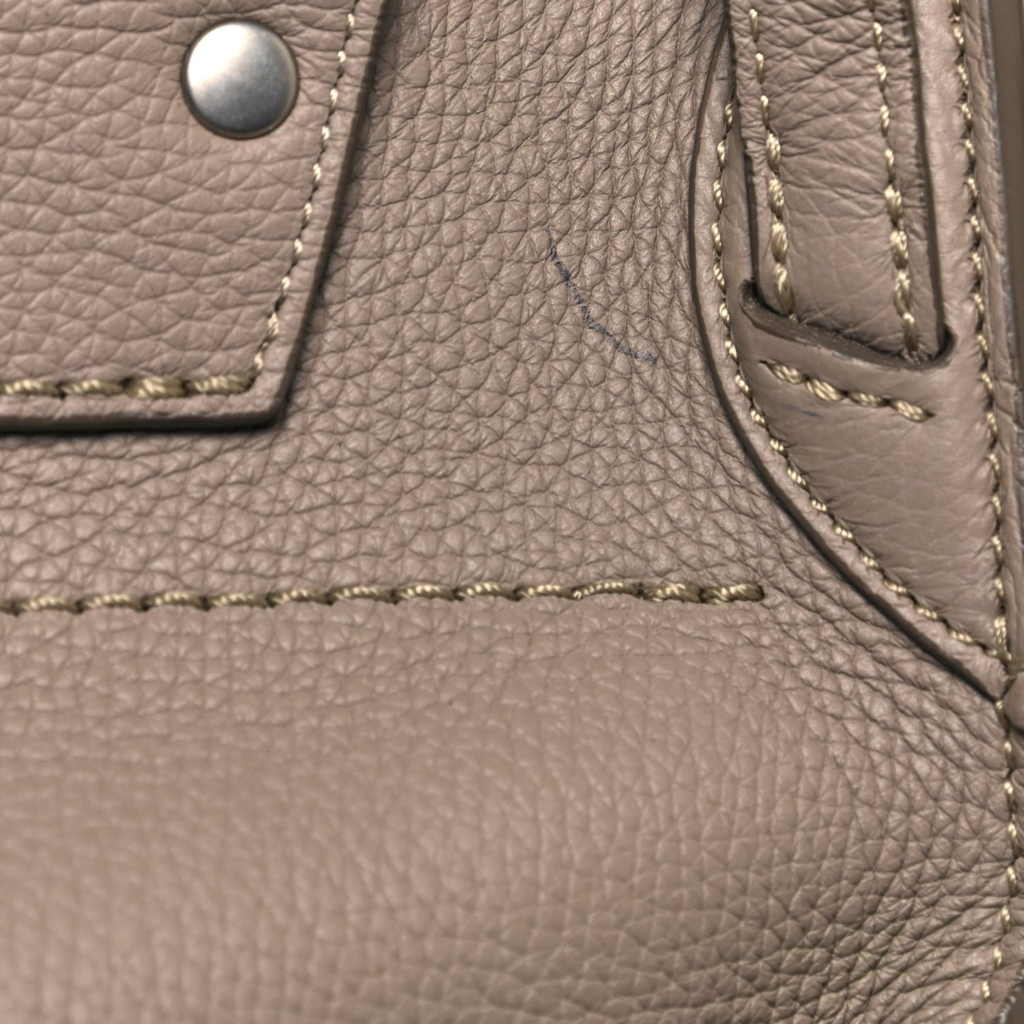 Supple Grained Calfskin Small Big Bag Light Taupe