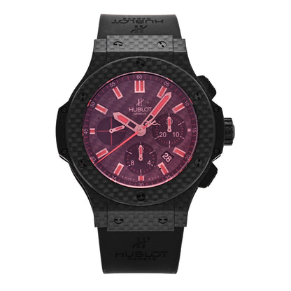 Hublot Carbon Rubber 44mm Big Bang Red Magic Automatic Watch Red 301.QX.1734.RX 1 of 6