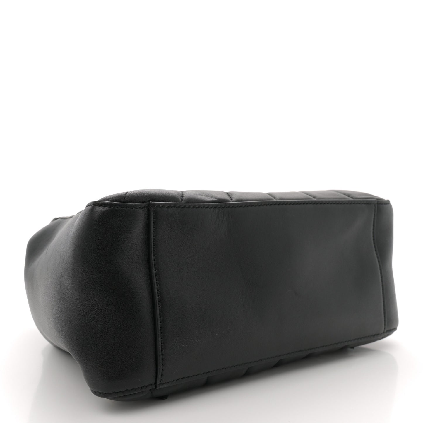 Calfskin Bamboo Trapuntata Queen Margaret Backpack Black