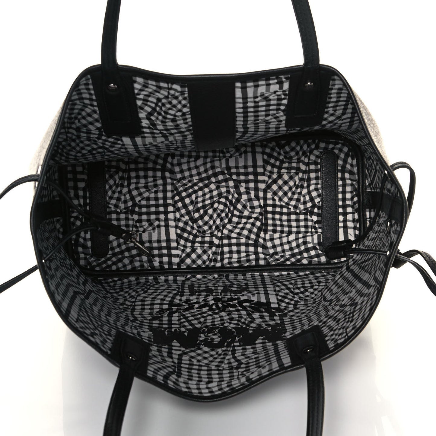 Visetos Medium Liz Reversible Shopper Tote Black
