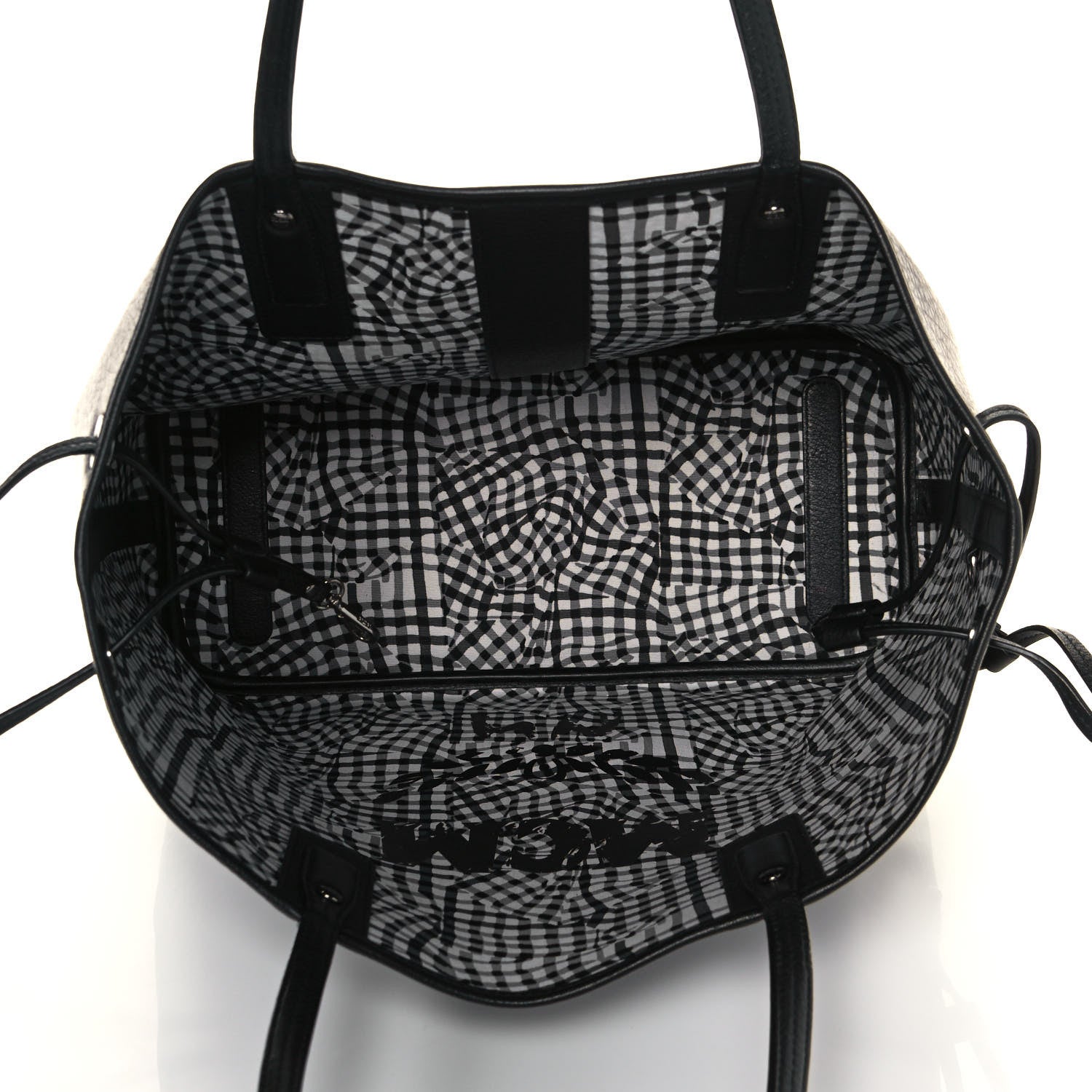 MCM Visetos Medium Liz Reversible Shopper Tote Black 6 of 19