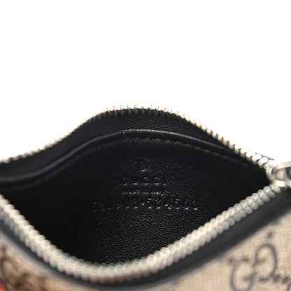 Gucci GG Supreme Monogram Kingsnake Lanyard Coin Case Card Holder 6 of 7