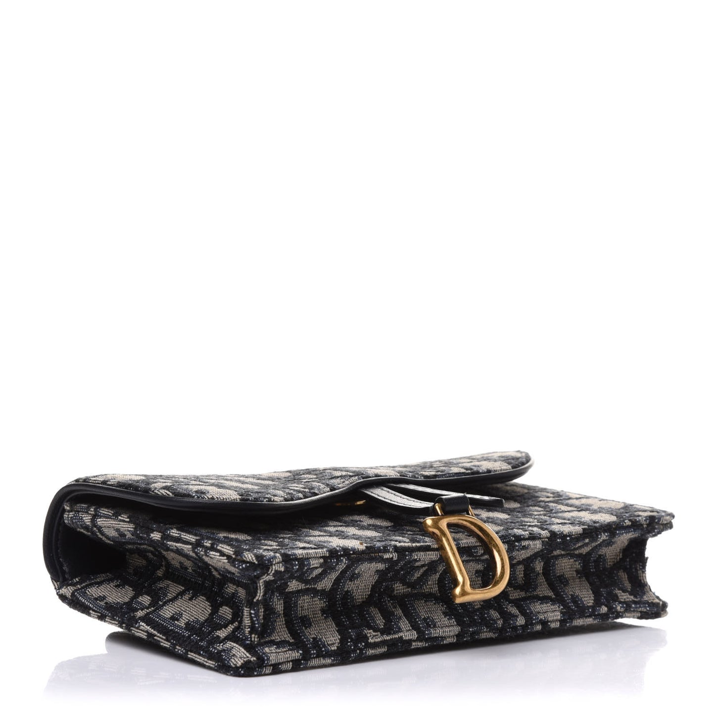 Oblique Saddle Belt Bag Blue
