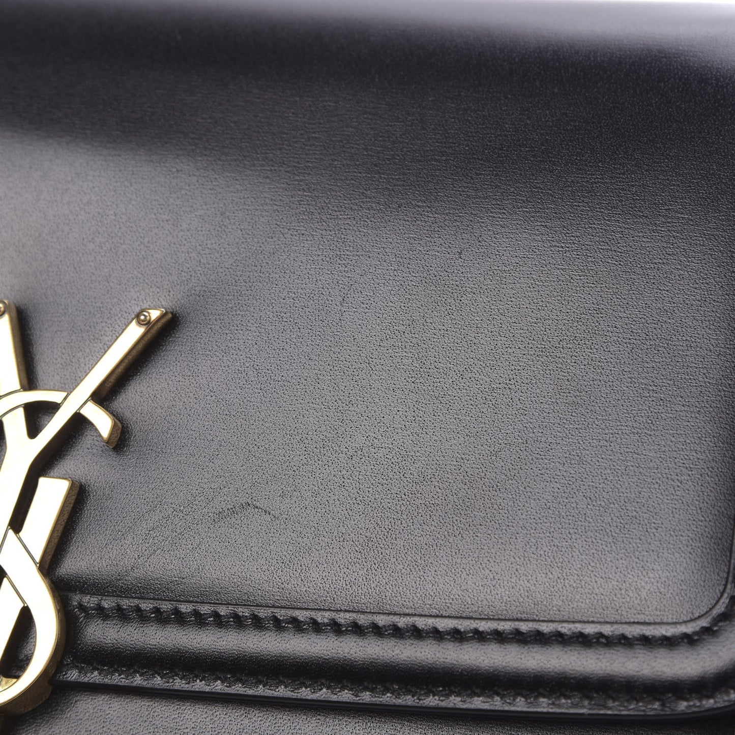 Box Calfskin Monogram Medium Solferino Satchel Black