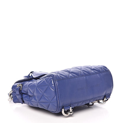 Mulberry Nappa Quilted Mini Cara Delevingne Convertible Bag Indigo 4 of 12