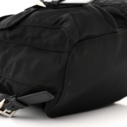 Prada Tessuto Nylon Saffiano Small Backpack Black 8 of 11
