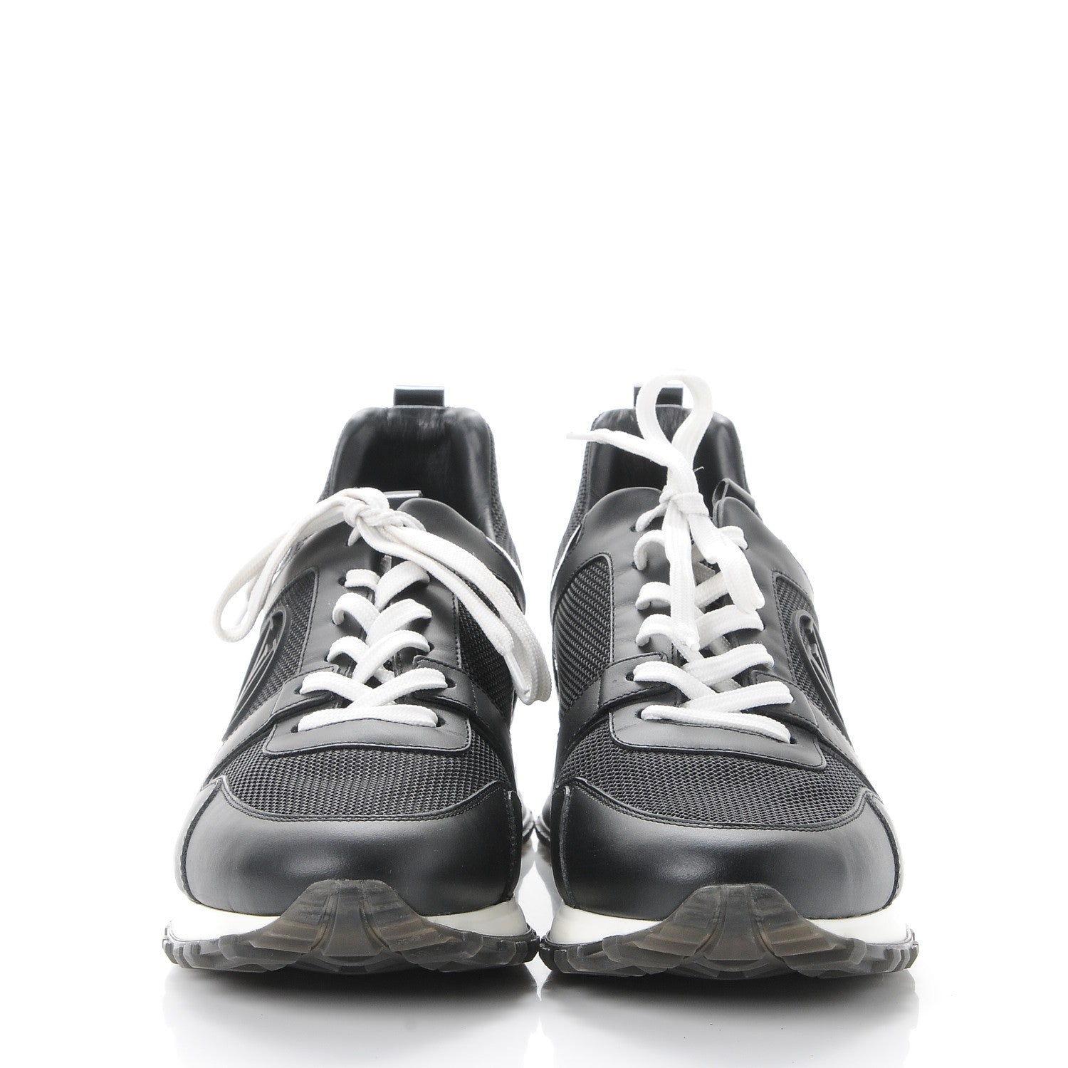 Louis Vuitton Calfskin Run Away Sneakers 39.5 Black 2 of 8
