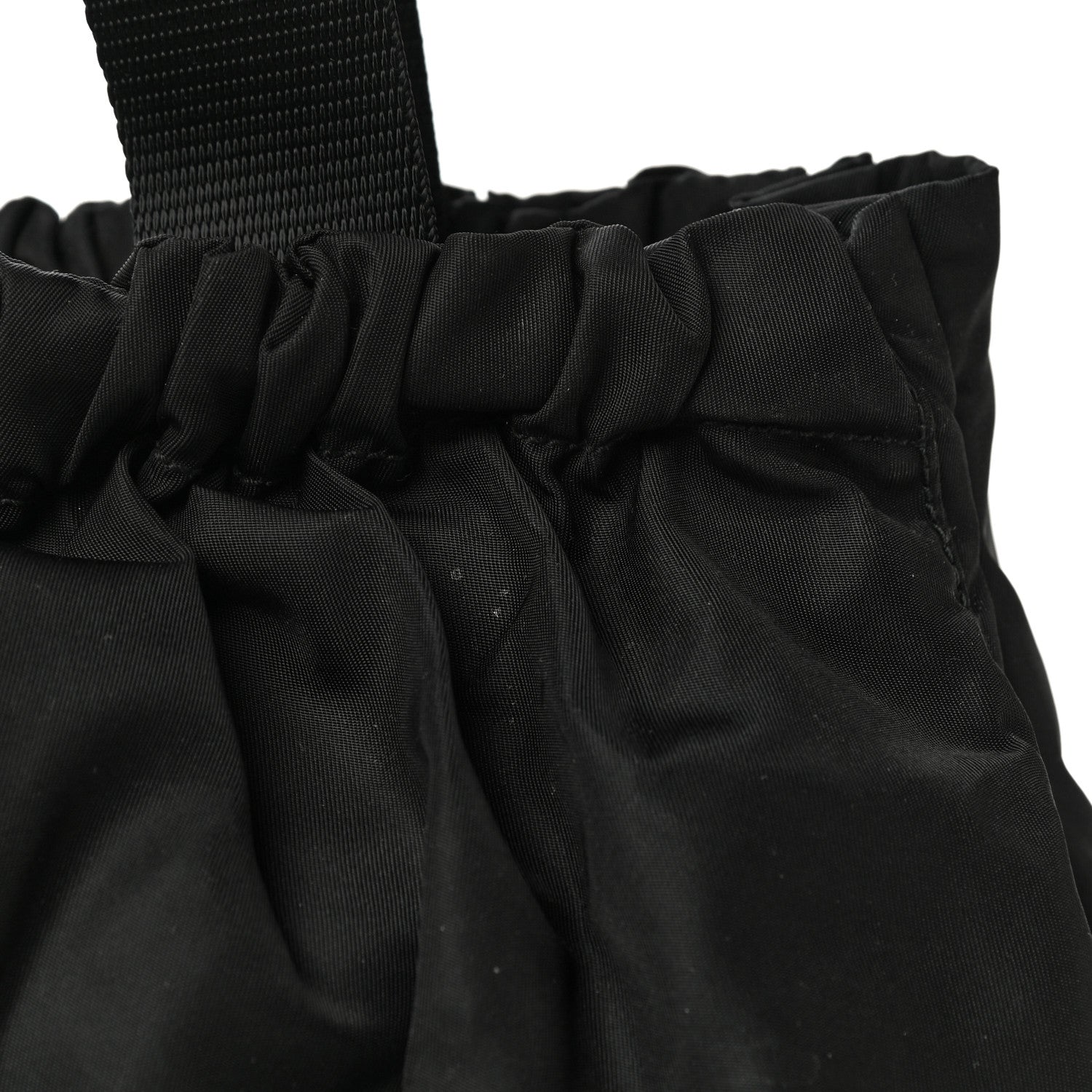Prada Tessuto Nylon Shoulder Bag Black 10 of 11
