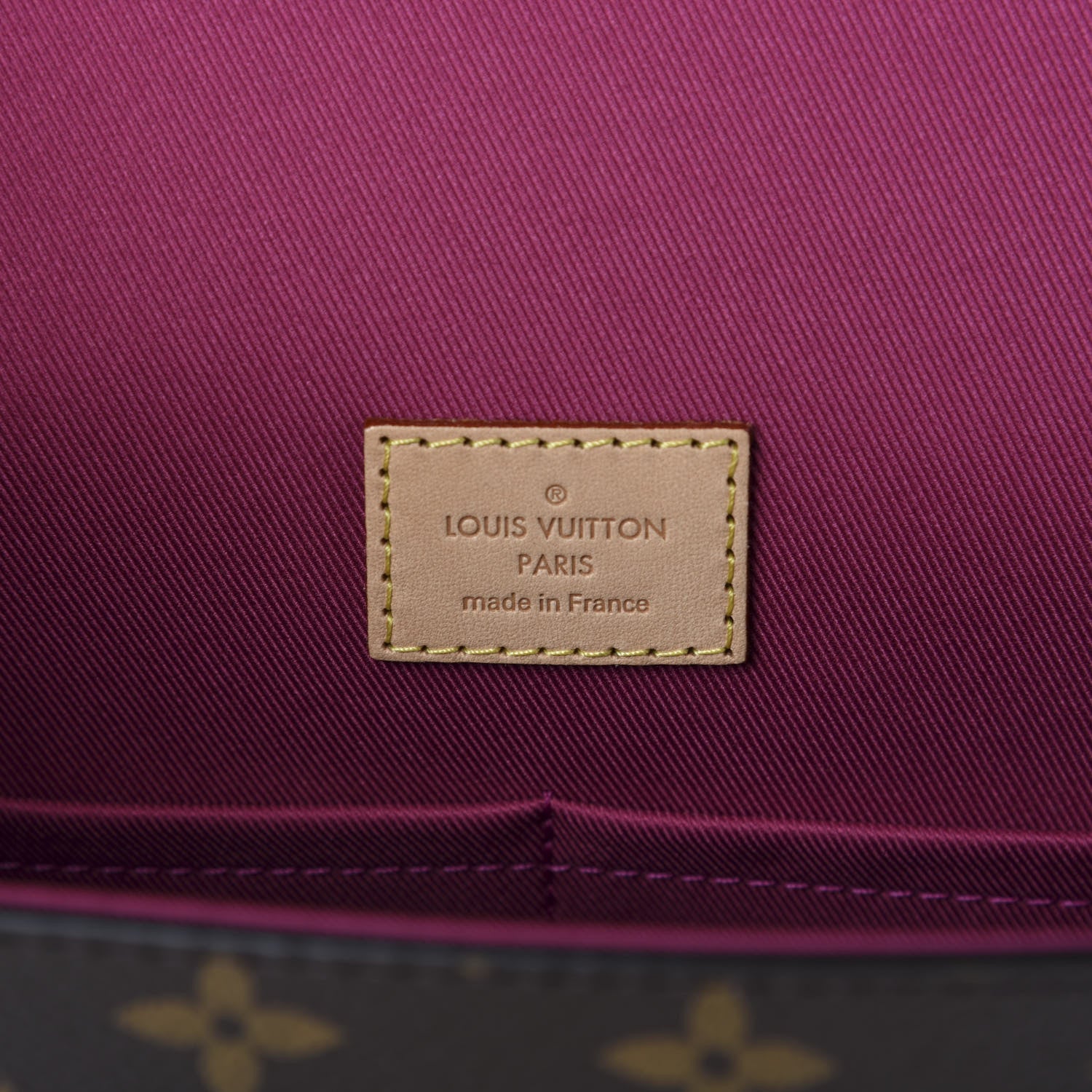Louis Vuitton Monogram Cluny BB Bordeaux Fuchsia 8 of 10