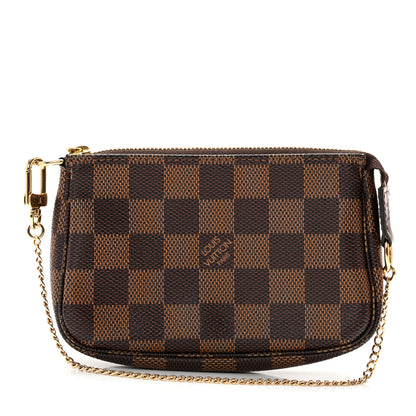 Louis Vuitton Damier Ebene Mini Pochette Accessories 1 of 10