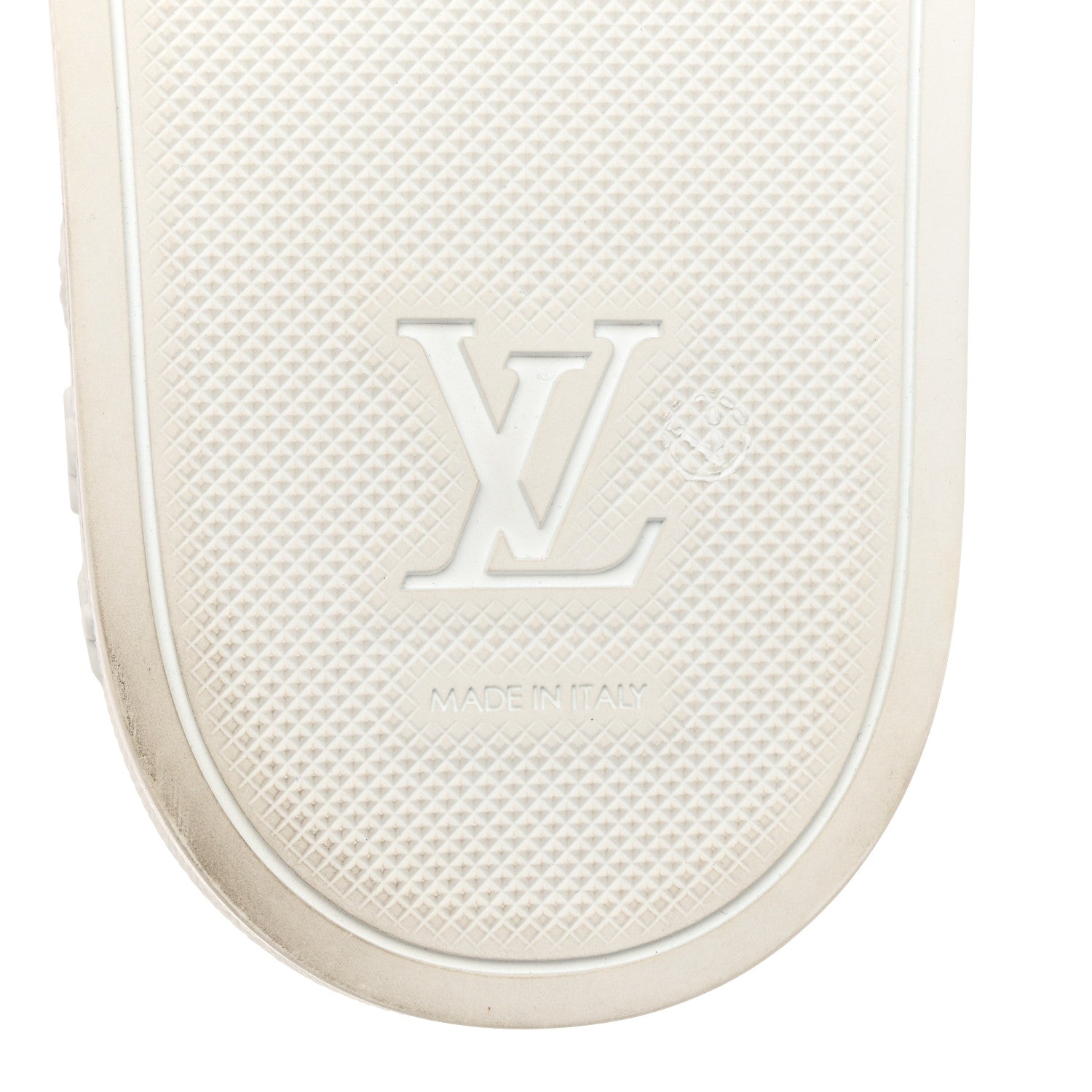 Louis Vuitton Iridescent Rubber Monogram Mens Waterfront Mules 10.5 Blue 8 of 9