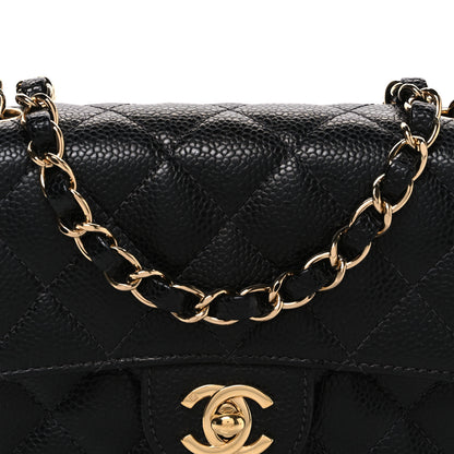 Chanel Caviar Quilted Mini Square Flap Black 7 of 9