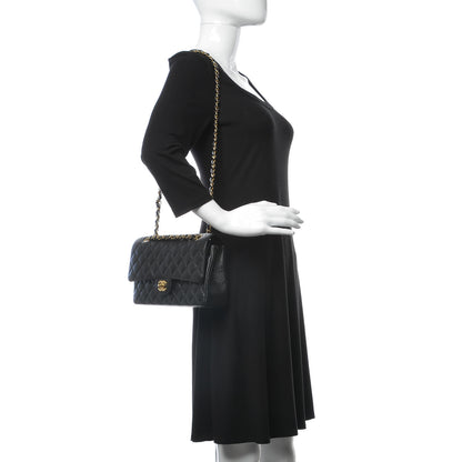 Chanel Caviar Quilted Medium Double Flap Black 2 of 7
